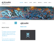 Tablet Screenshot of djbjorn.com